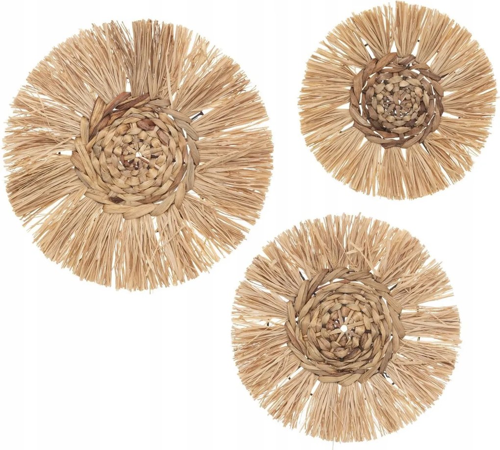 Fali dísz szett Kerek Boho medál