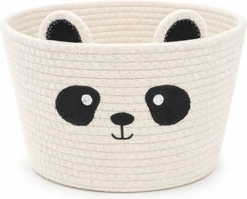 Tároló kosár panda maci 25x18 cm