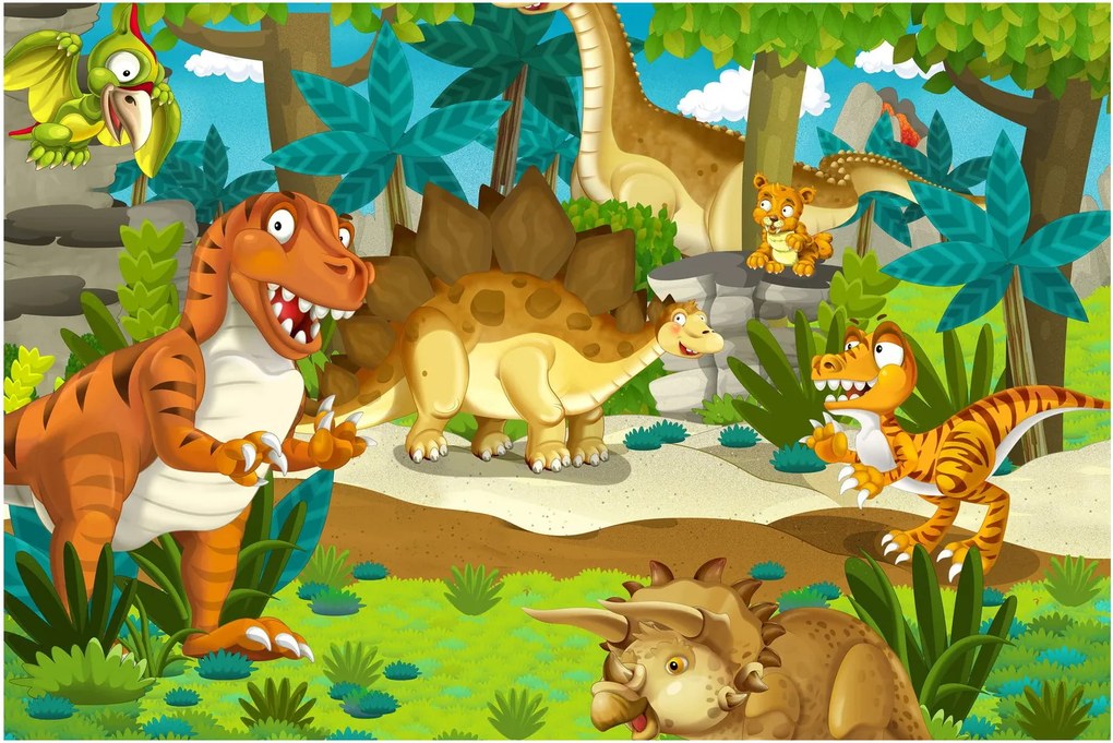 Kép - dinoszaurusz (90x60 cm)