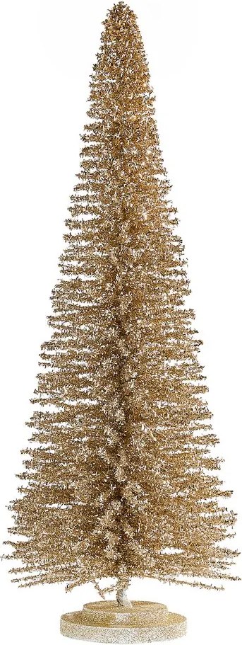 X-MAS csillógó fenyő 60cm ,arany
