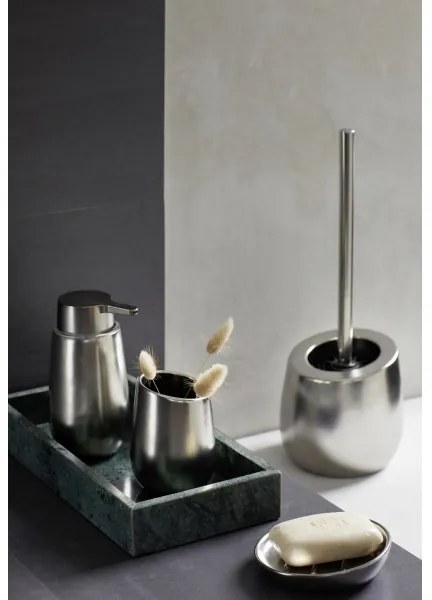 WENKO 24140100 - WC-kefe BADI 13,5x38 cm ezüst