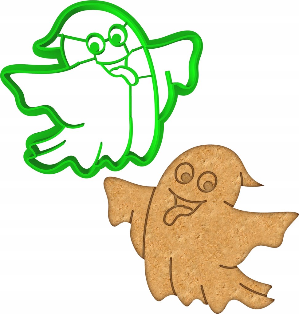 Forma Lyukasztó Sütemény- és Mézeskalácsvágó Halloween Lélekszellem