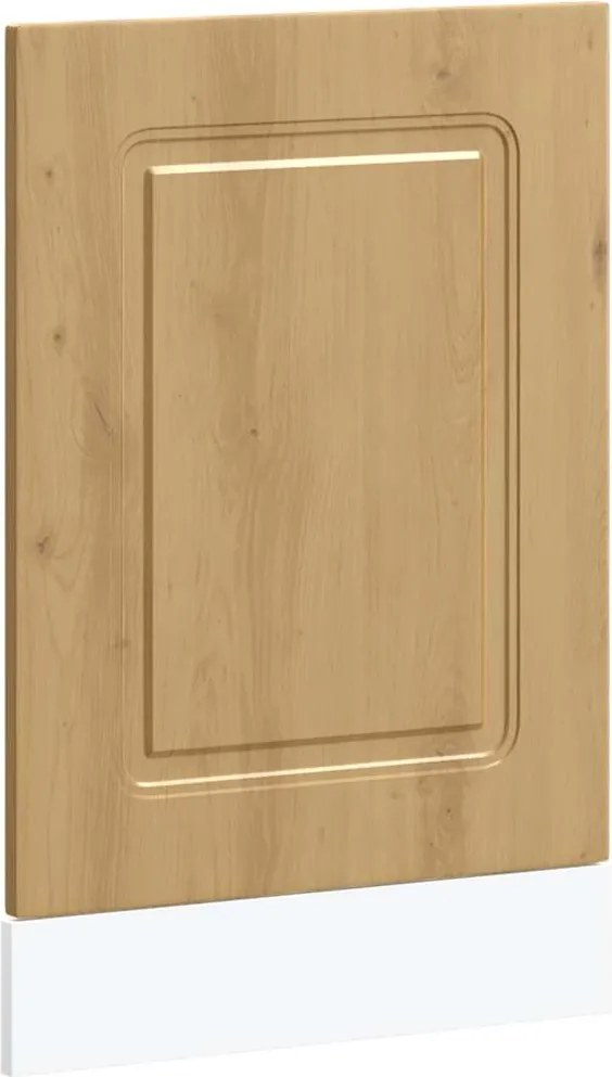 vidaXL mosogatógép panel Kalmar kézműves tölgy 45x1,5x67 cm gépi fa