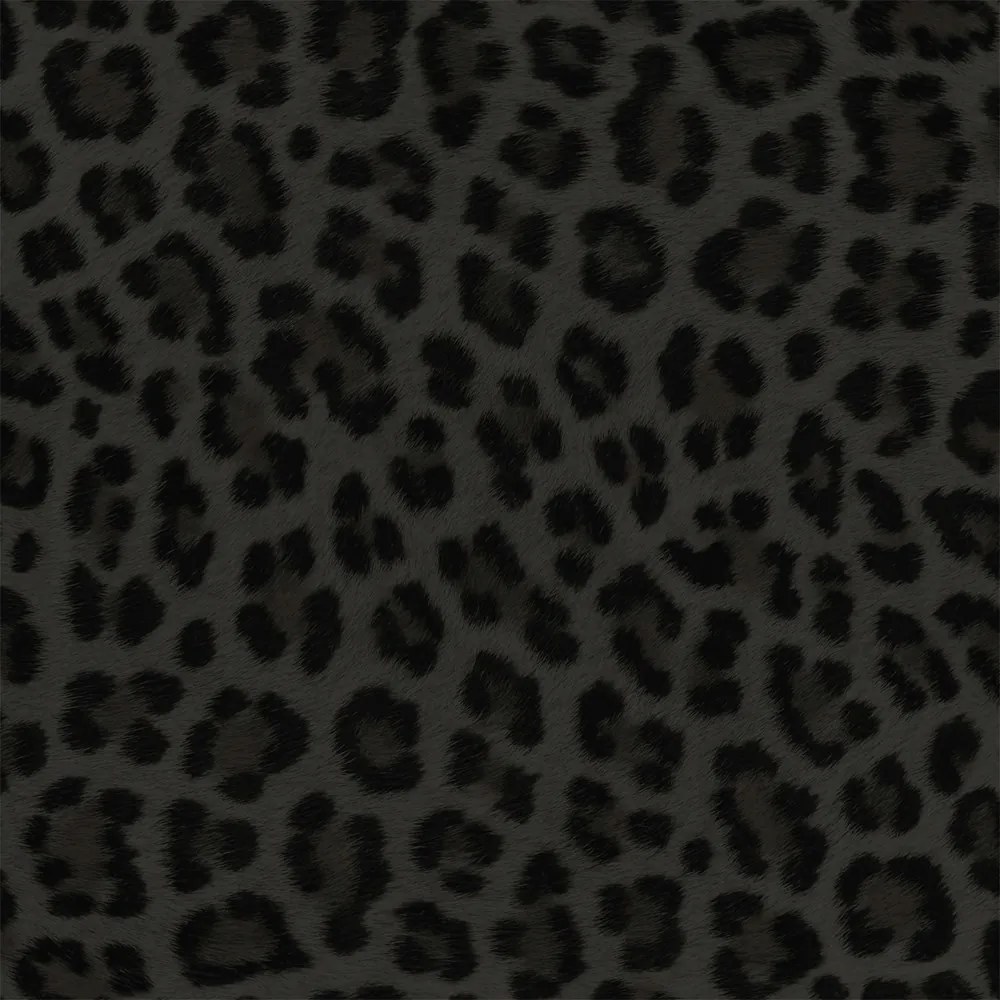 Fekete-szürke állatmintás tapéta