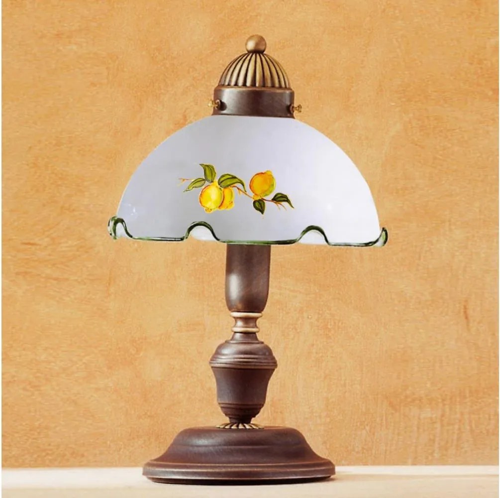 Kolarz 731.73.116 - NONNA asztali lámpa 1xE14/60W/230V citrommintás