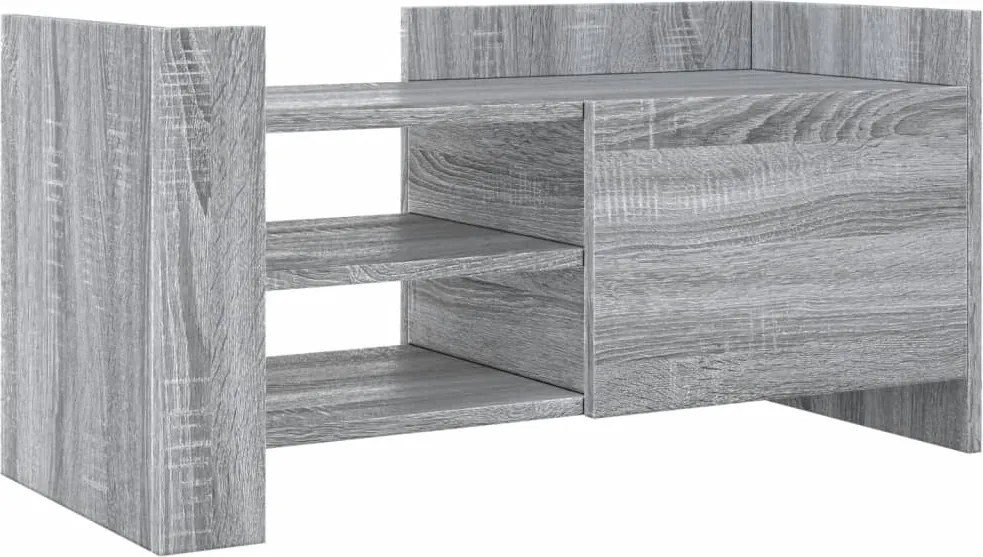 vidaXL szürke sonoma színű szerelt fa TV-szekrény 80 x 35 x 40 cm