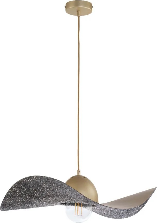 SIGMA LIGHTING 32349 KAPELLO Modern Függesztett Lámpa Fekete, Arany E27 IP20