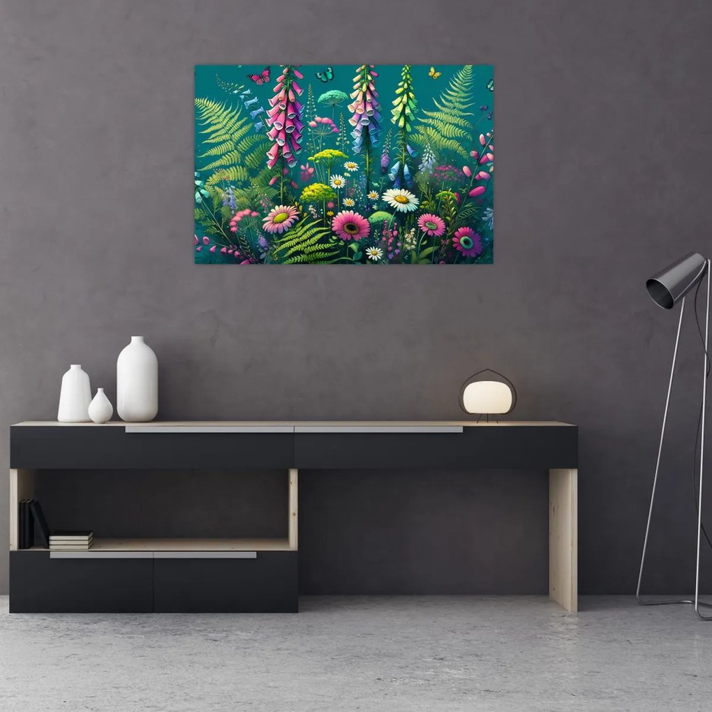 Kép - Mezei virágok (90x60 cm)