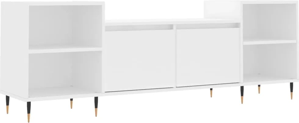 vidaXL fehér szerelt fa TV-szekrény 160 x 35 x 55 cm