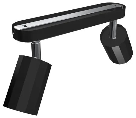 Spotlámpa BELLO 2xGU10/8W/230V fekete