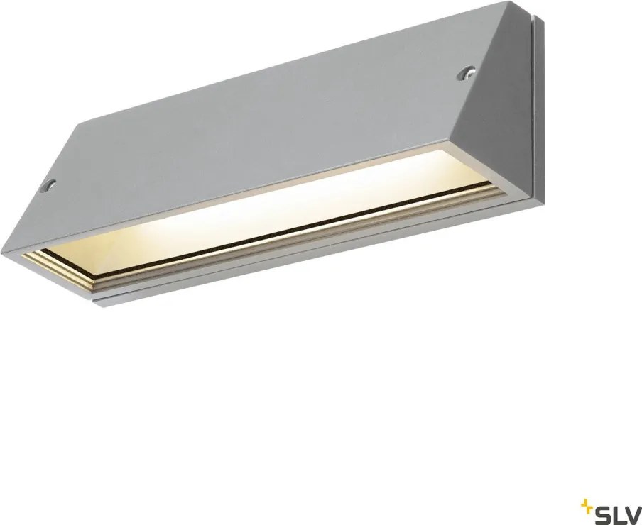 SLV 1003454 PEMA Modern Kültéri Fali Lámpa Átlátszó, Szürke LED IP65
