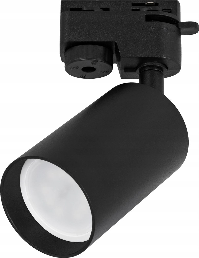 LED-es sínre szerelhető spot lámpatest GU10 Sínes spot lámpa fekete