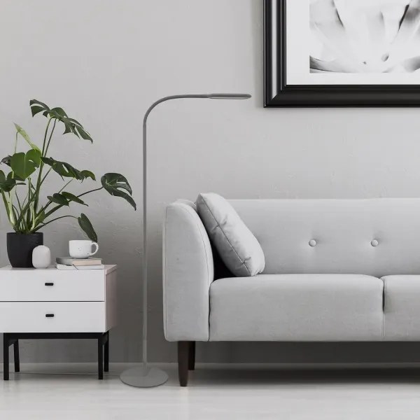 Rabalux 74010 - Állítható fényű LED érintős állólámpa ADELMO LED/10W/230V szürke