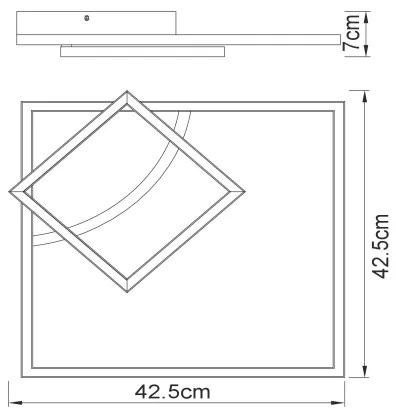 Globo 67245-40 - LED Felületre szerelhető csillár TINY LED/40W/230V