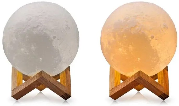 Luna hold alakú LED lámpa