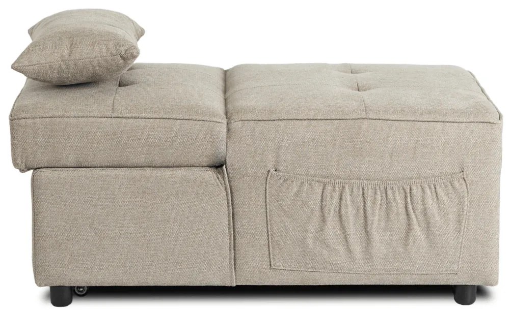 Ágyazható Fotel Bézs Színben. IBERIS 67 cm