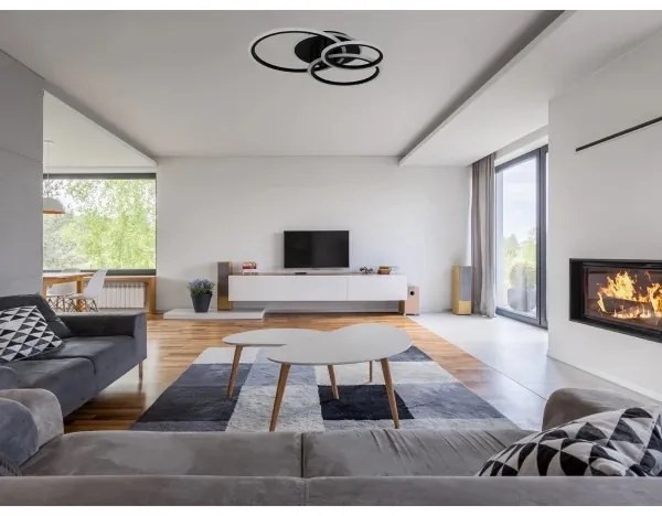 LED dimmelhető mennyezeti lámpa LED/90W/230V 3000-6500K + távirányító