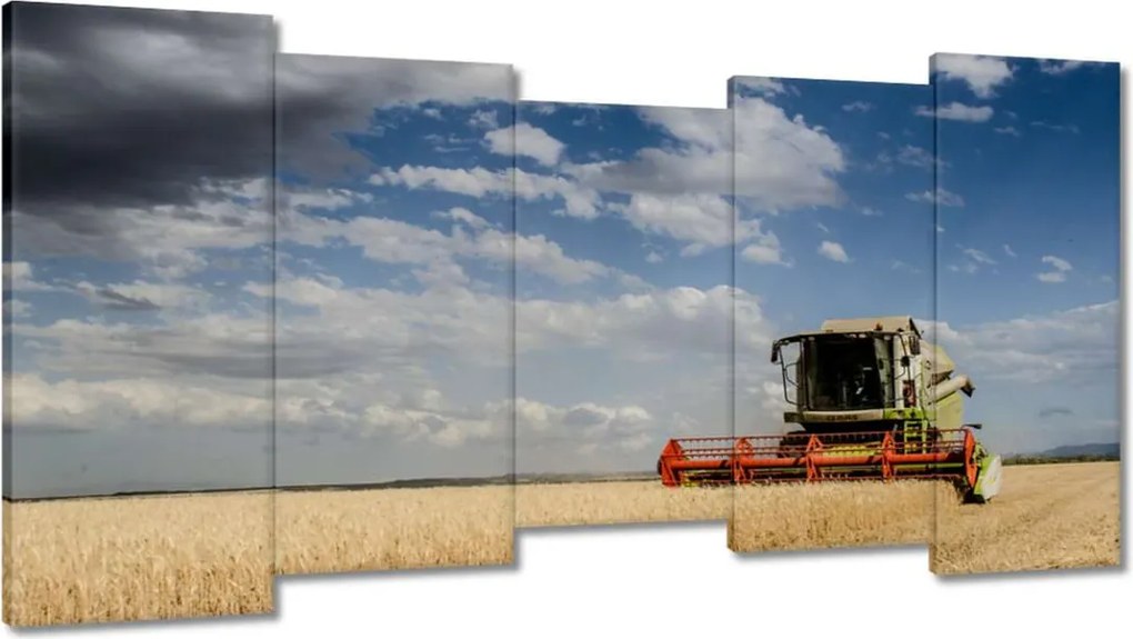 Képek 150x80 Kombájn az aratás során