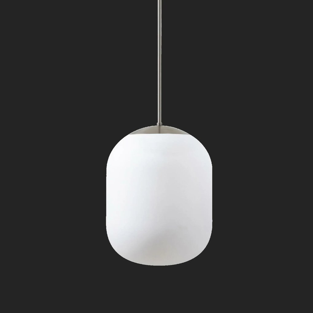 Osmont 62281 Tania P1 Hp függesztett üveglámpa rozsdamentes acél csiszolt fehér Ip