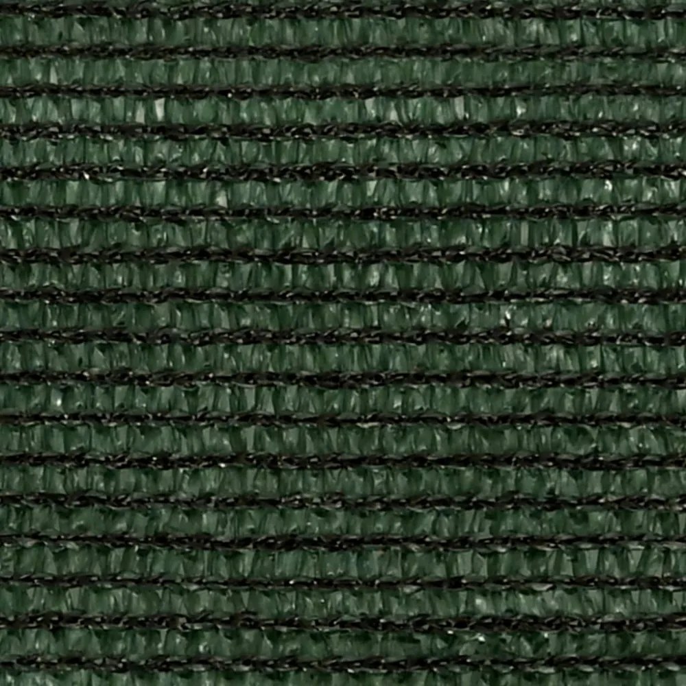 sötétzöld HDPE napvitorla 160 g/m² 2,5 x 4 m