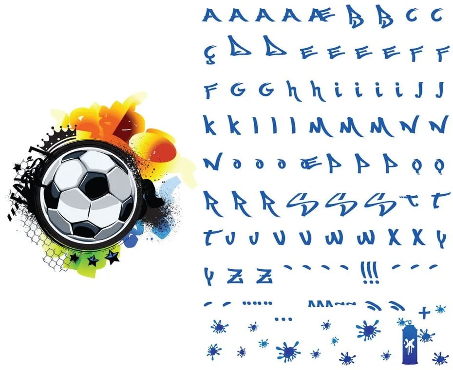 Football Graffitti falmatrica - Ambiance