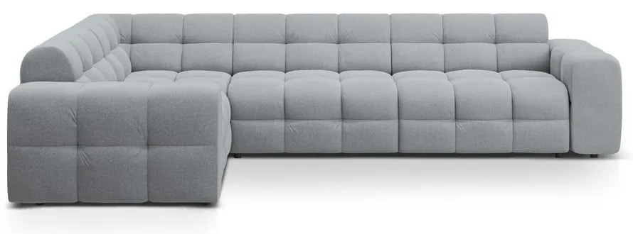Szürke sarokkanapé (bal oldali-L alakú) Kendal – Micadoni