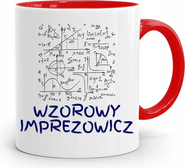 Bulizóknak Party Bögre Piros, fényképes nyomattal