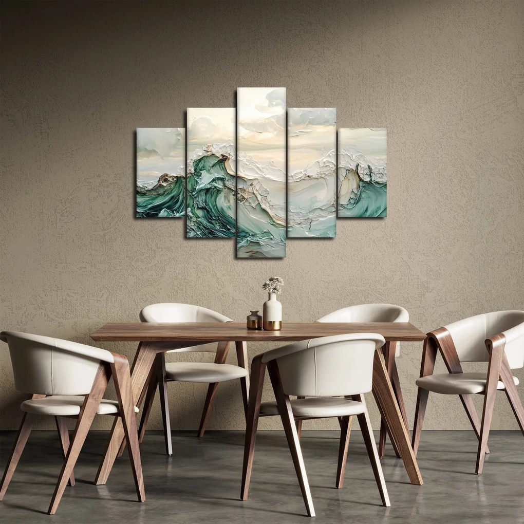Kép - 3D tengeri absztrakció (150x105 cm)