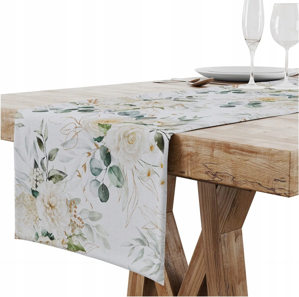 Futófelület Abrosz Asztalra Matt Sima 40x140 125