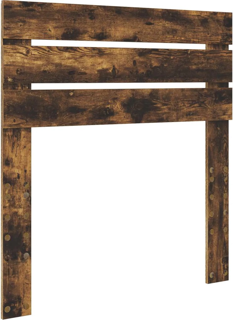 vidaXL Fejtámla Füstölt tölgy 80 cm Faanyag