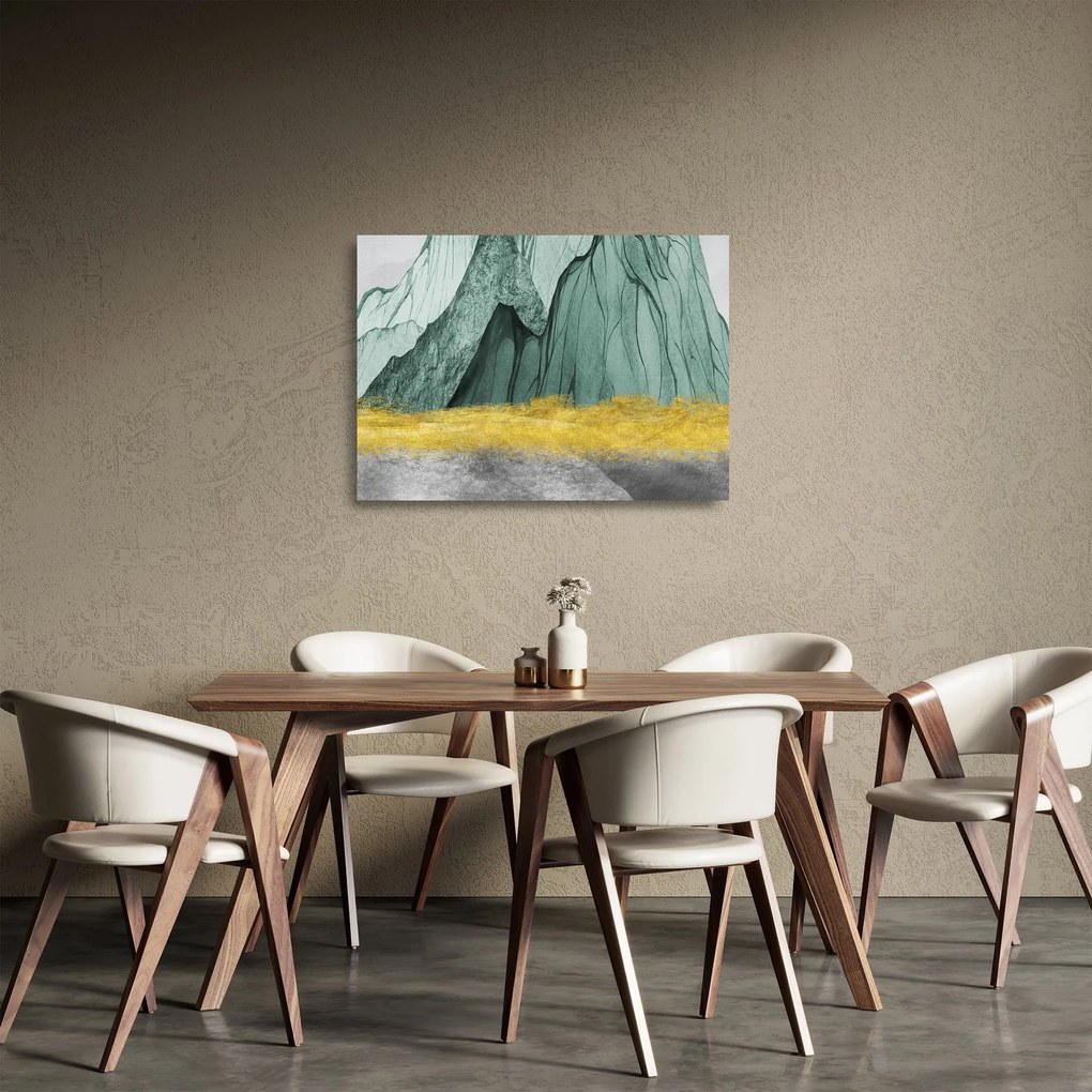 Üveg kép - Smaragdhegység N⁰3 (70x50 cm)