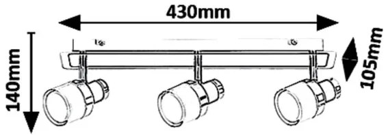 Rabalux 5023 - LED Fürdőszobai fali lámpa HAROLD LED/15W/230V IP44