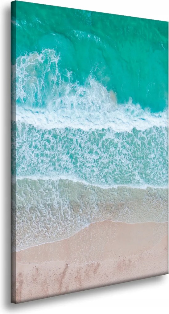 Vászonkép Tenger Hullámok Vízpart 50x80 cm Ajándéknak is tökéletes
