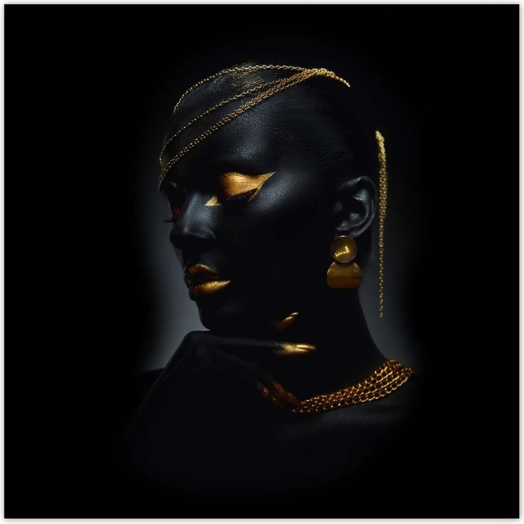 Fotótapéták 312x312 Aranyozott arc