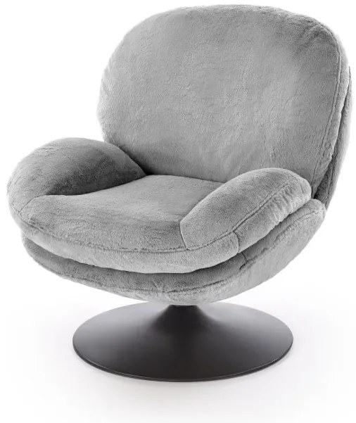 Shell forgófotel szürke