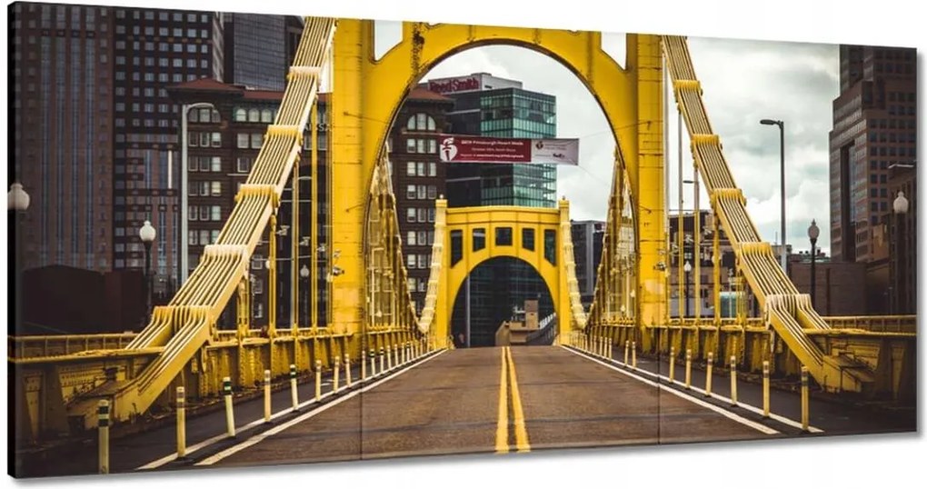 Festmények 120x60 Városi táj Kilátás