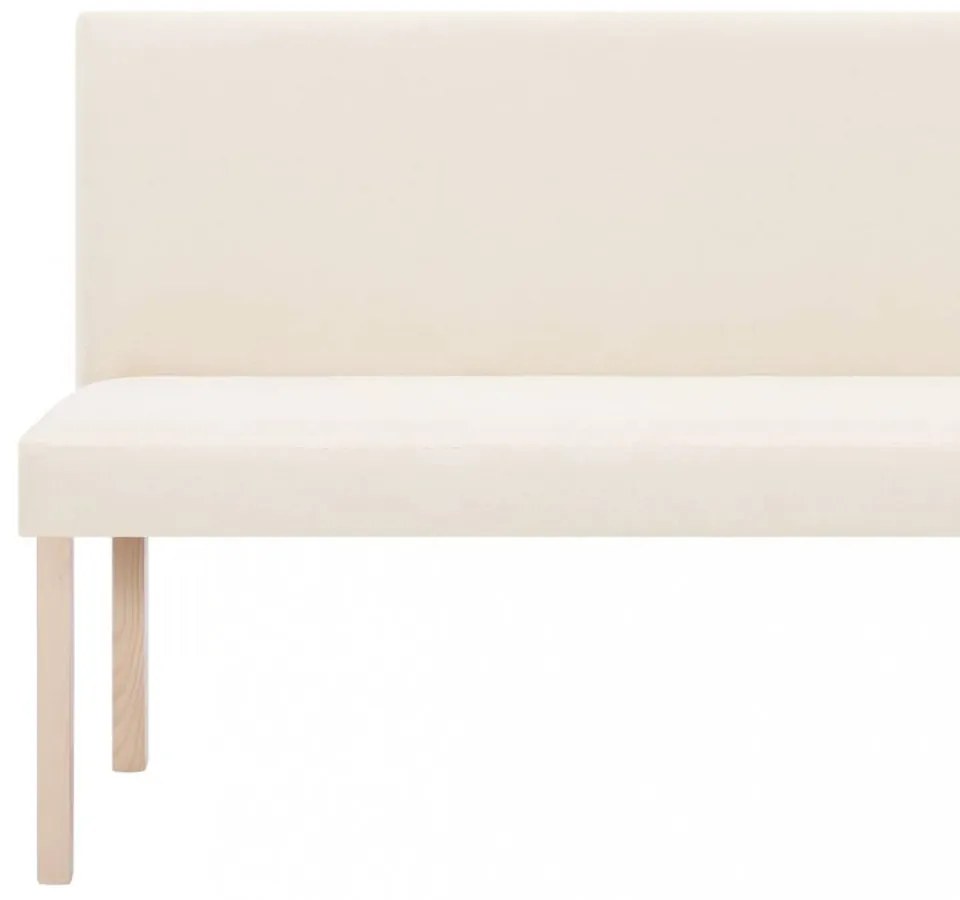 krémszínű poliészter pad 139,5 cm