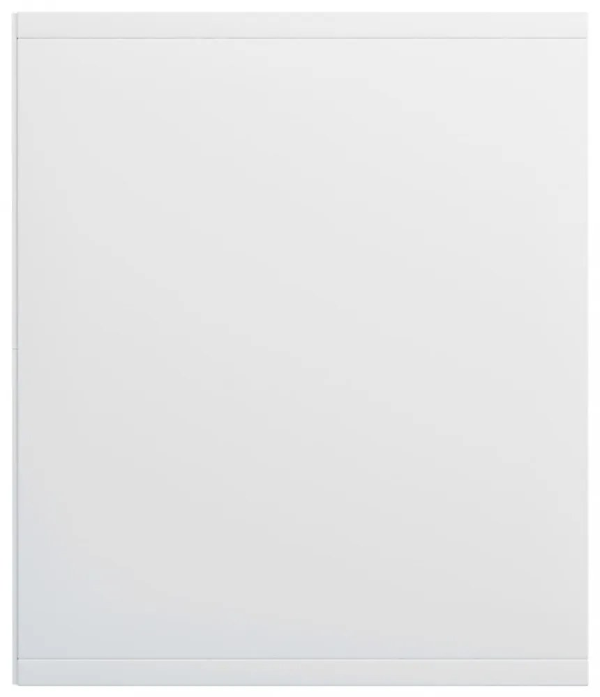 magasfényű fehér szerelt fa könyv-/TV-szekrény 36 x 30 x 143 cm