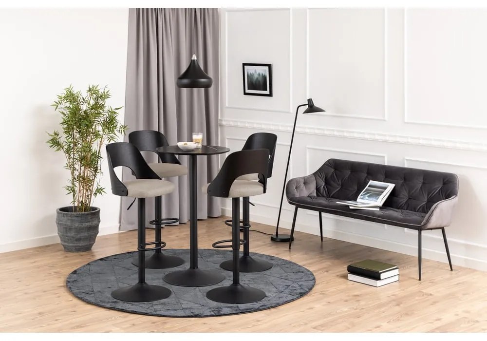 Bézs forgó bárszék szett 2 db-os 113 cm Lucy – Actona