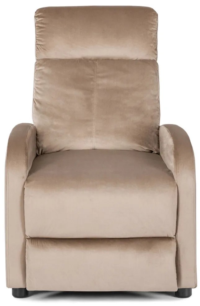 TV és Relaxfotel Bézs Bársony Kárpittal. DANNY