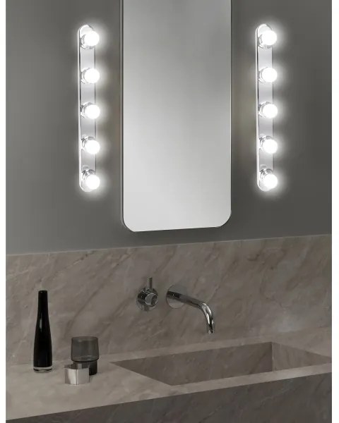 ONLI - Fali lámpa HOLLYWOOD 5xE14/6W/230V króm