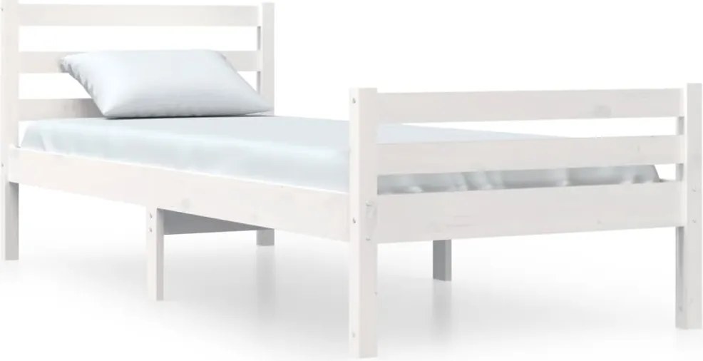 vidaXL fehér tömör fa vágykeret 100 x 200 cm