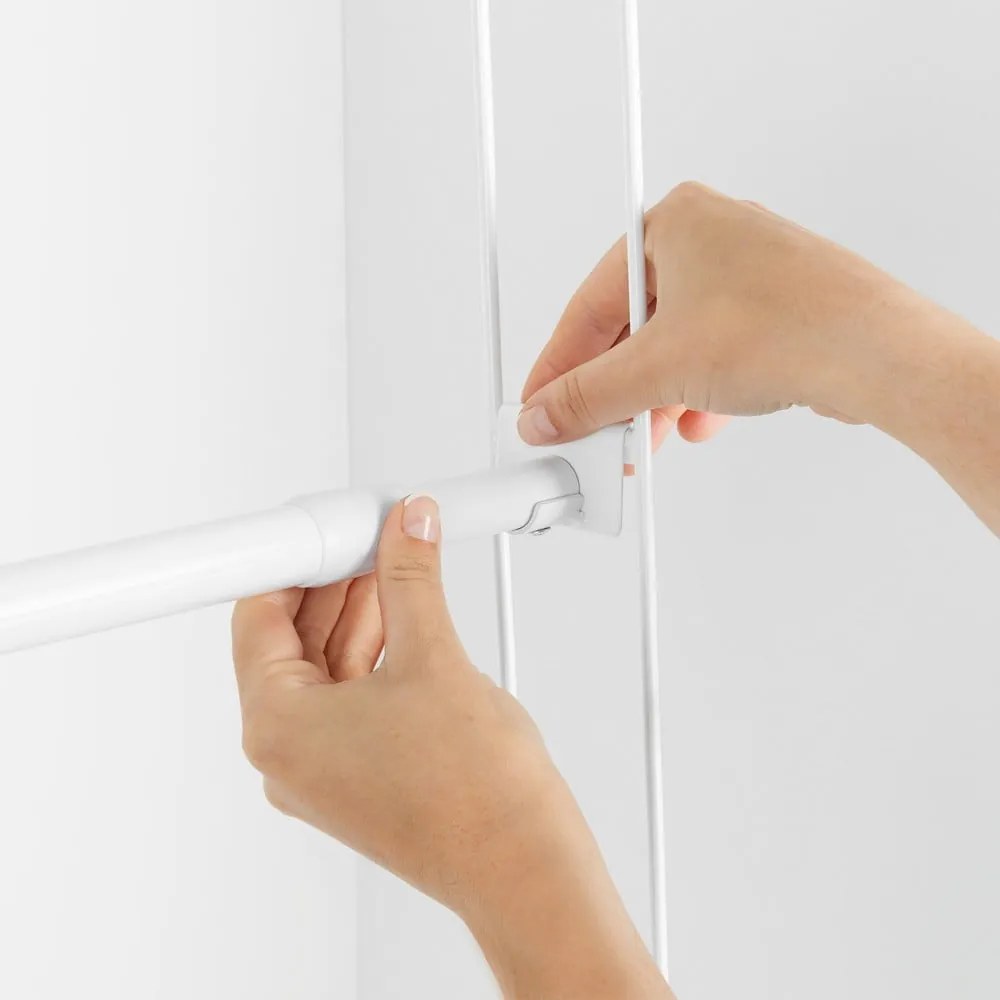 2 létra és kihúzható ruhatartó rúd szett - Compactor