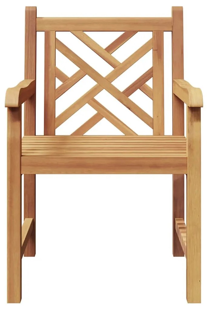 Kerti székek 2 pcs Barna 58 x 60 x 90 cm Tömör tíkfa