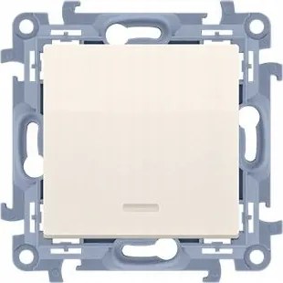 Simon 10 CW1L egykapcsolós kapcsoló, krémszínű