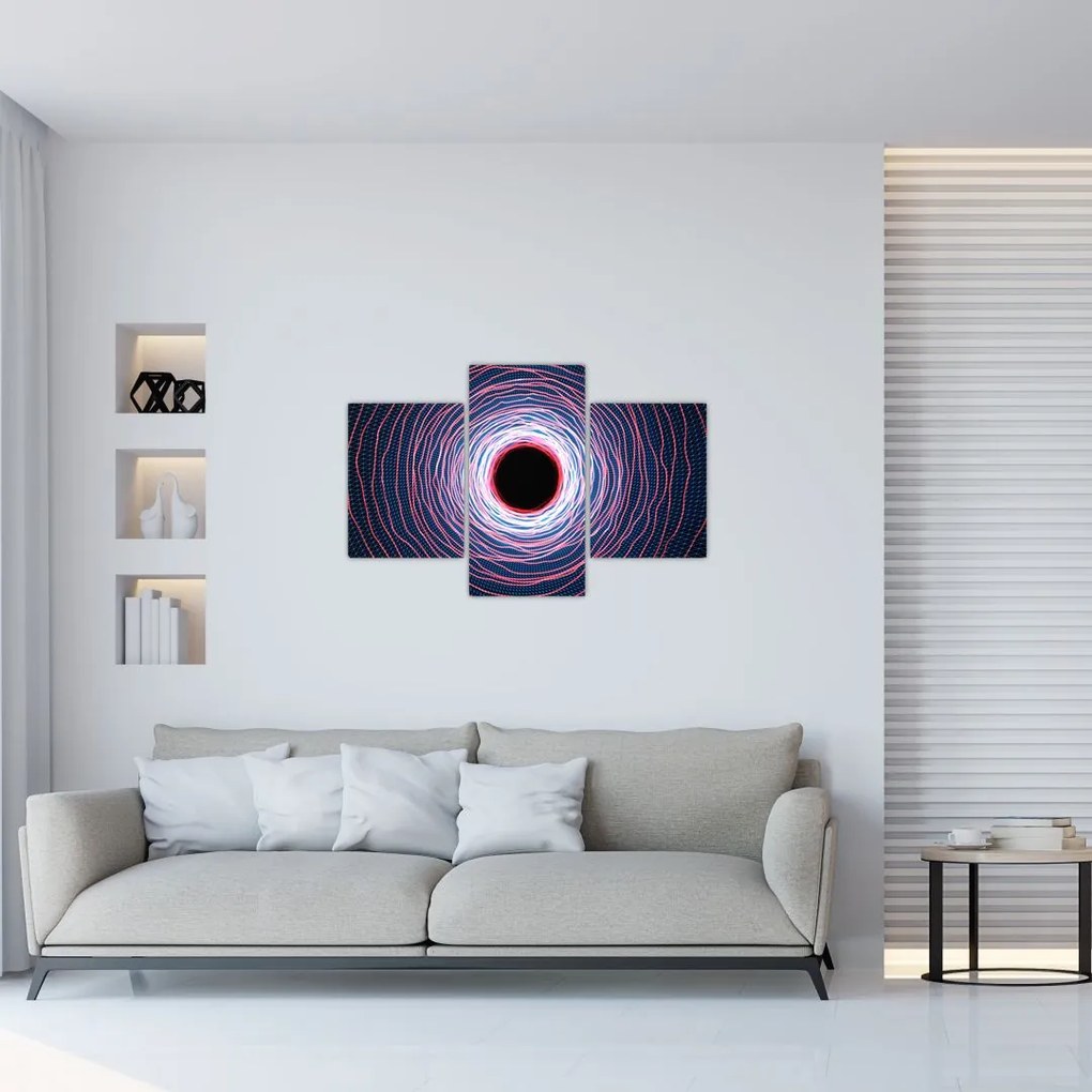 A kör absztrakció képe (90x60 cm)