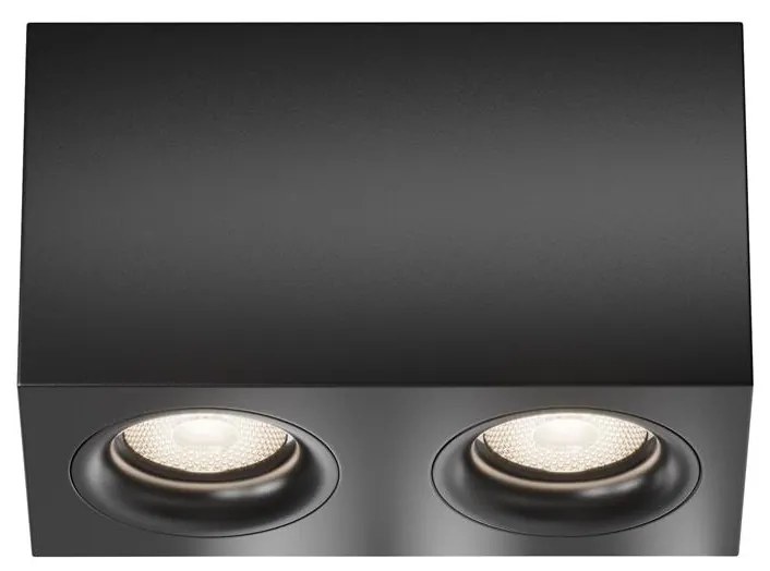 Maytoni C013CL-02B - Spotlámpa SLIM 2xGU10/50W/230V fekete
