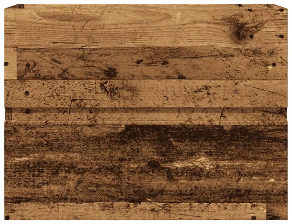 Antik fa színű szerelt fa fürdőszobaszekrény 60 x 38,5 x 45 cm