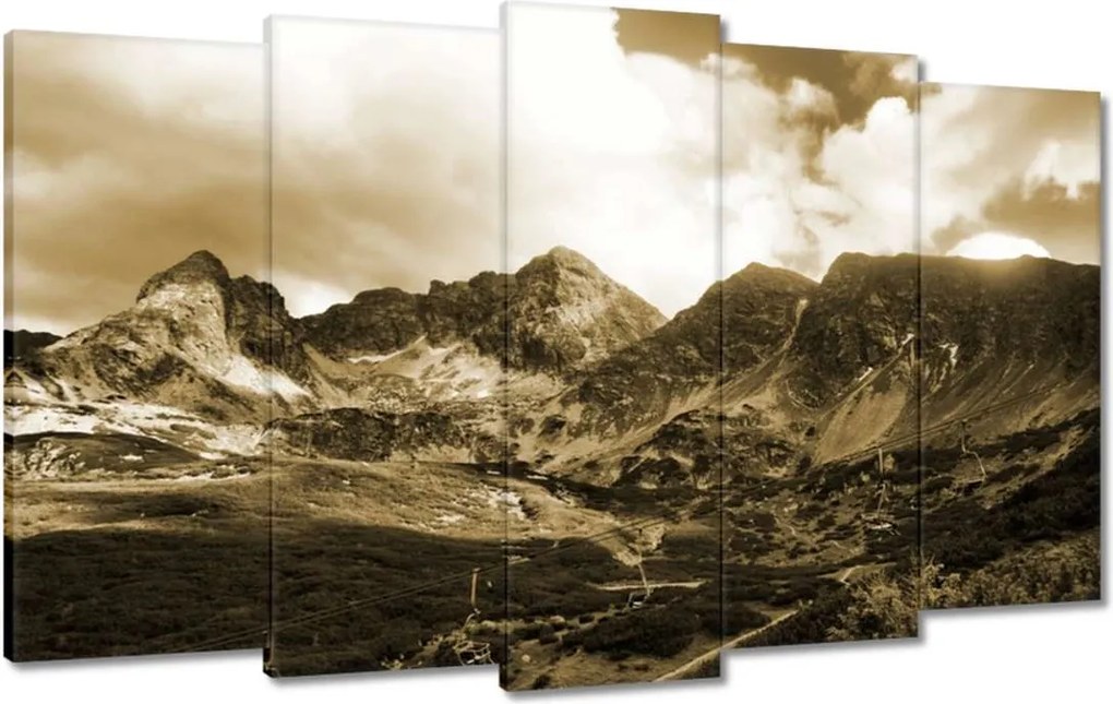 Képek 100x60 Tátra Lengyel hegyek Kilátás