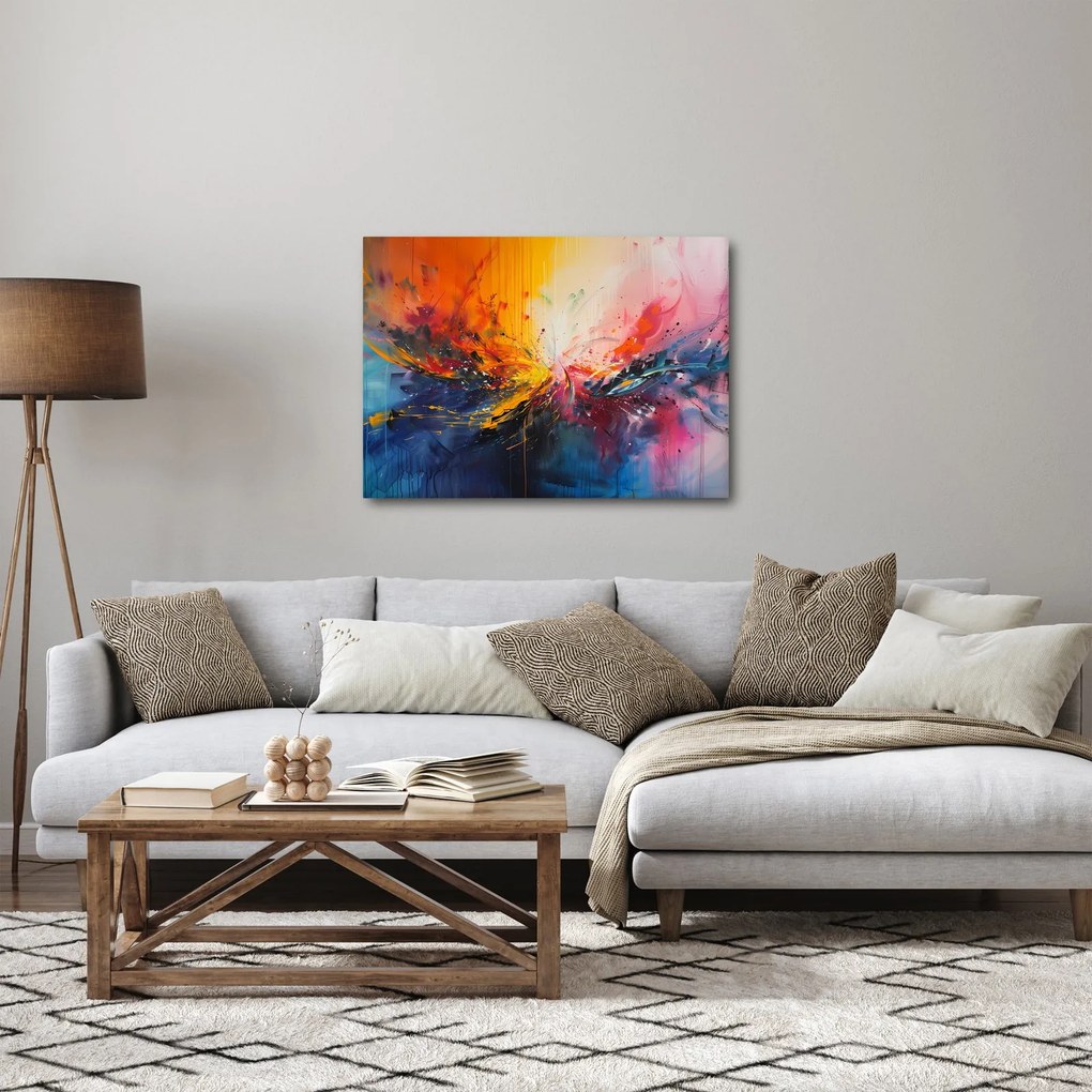 Kép - Színes absztrakció (70x50 cm)
